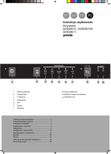 Instrukcja Gorenje GV520E10 Zmywarka