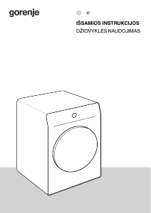 Vadovas Gorenje DPNE83/GNLWIFI Džiovyklė