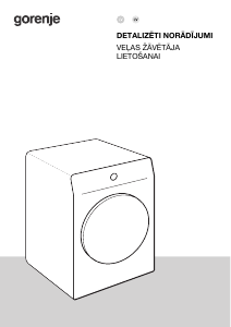 Rokasgrāmata Gorenje DPNE92/GNLWIFI Veļas žāvētājs