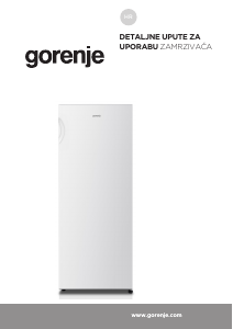 Priručnik Gorenje F4142PW Zamrzivač