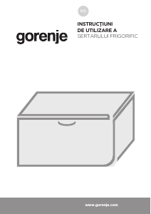 Manual Gorenje FH101AW Congelator