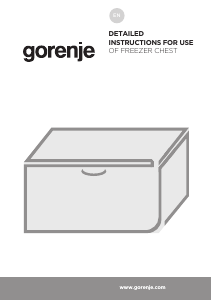 Manual Gorenje FH25EAW Freezer