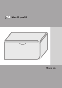 Manuál Gorenje FH37E6W Mraznička