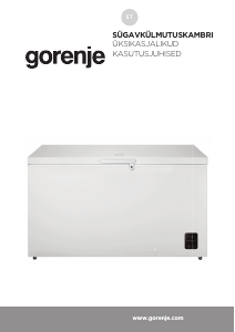 Kasutusjuhend Gorenje FHC42EAW Sügavkülmik