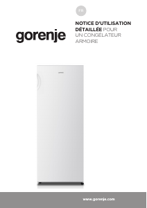 Mode d’emploi Gorenje FN4172CW Congélateur
