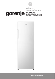 Kasutusjuhend Gorenje FN617EEW5 Sügavkülmik