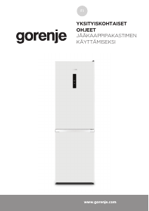 Käyttöohje Gorenje N619EAW4 Jääkaappipakastin