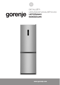 Rokasgrāmata Gorenje N619EAW4 Ledusskapis ar saldētavu