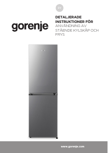 Bruksanvisning Gorenje NRK418ECS4 Kyl-frys