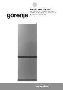 Kasutusjuhend Gorenje NRK6182PW4 Külmik-sügavkülmik