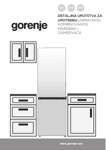 Priručnik Gorenje NRK6191PW4 Frižider – zamrzivač