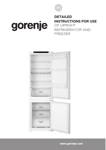 Manual Gorenje NRKI4182P1 Fridge-Freezer