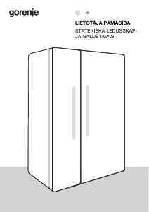 Rokasgrāmata Gorenje NRR9185EAXLWD Ledusskapis ar saldētavu