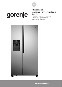 Használati útmutató Gorenje NRS9182VX Hűtő és fagyasztó