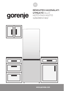 Használati útmutató Gorenje ONRK619DBK Hűtő és fagyasztó