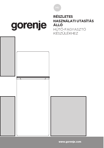 Használati útmutató Gorenje RF4142PW4 Hűtő és fagyasztó
