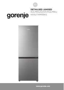 Kasutusjuhend Gorenje RK14EPS4 Külmik-sügavkülmik