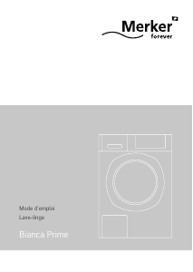 Mode d’emploi Merker Bianca Prime Lave-linge
