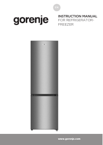 Manual Gorenje RK4181PS4 Fridge-Freezer