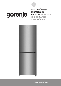 Instrukcja Gorenje RK4182PS4 Lodówko-zamrażarka