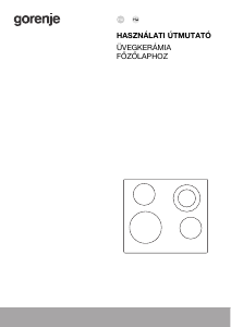 Használati útmutató Gorenje ECT322BCSC Főzőlap