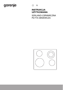 Instrukcja Gorenje ECT641BSC Płyta do zabudowy
