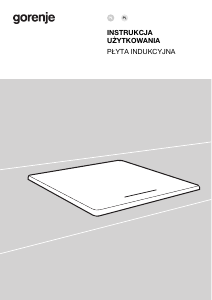 Instrukcja Gorenje GI6421BX Płyta do zabudowy
