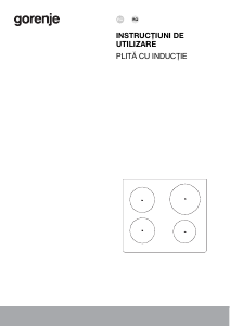 Manual Gorenje IS646BG Plită