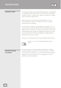 Manual Gorenje BM251S7XG Cuptor cu microunde
