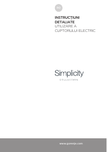 Manual Gorenje BO76SYB Cuptor