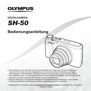 Bedienungsanleitung Olympus SH-50 Digitalkamera