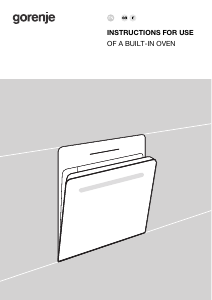 Manual Gorenje BPS6737E02B Oven