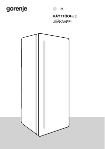 Käyttöohje Gorenje RP619EAW6 Jääkaappi