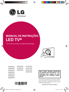 Manual LG 70LB7200 Televisor LED