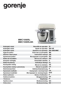 Bruksanvisning Gorenje MMC1000RL Köksmaskin
