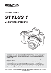 Bedienungsanleitung Olympus STYLUS 1 Digitalkamera