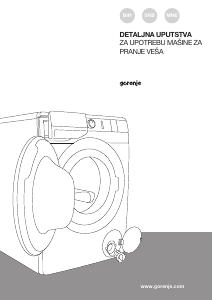 Priručnik Gorenje WP723 Stroj za pranje rublja