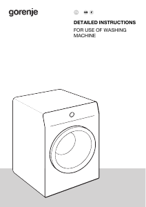 Handleiding Gorenje WPNA84A2TSWIFI Wasmachine