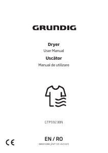 Handleiding Grundig GTP5923BN Wasdroger