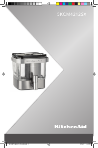 Mode d’emploi KitchenAid 5KCM4212SX Cafetière