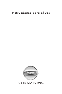 Manual de uso KitchenAid 5KRFX9000M Frigorífico combinado
