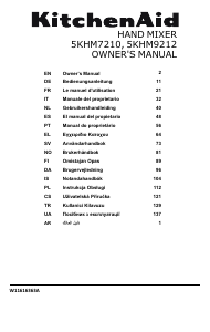 Handleiding KitchenAid 5KHM9212EOB Handmixer