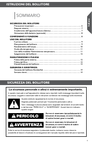 Manuale KitchenAid 5KEK1722EOB Bollitore