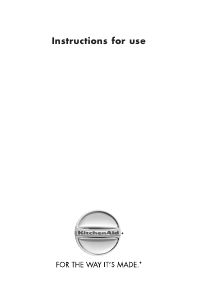 Handleiding KitchenAid KSDX 1440 Warmhoudlade