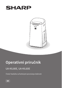 Priručnik Sharp UA-KIL80E-W Pročišćivač zraka
