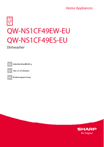 Handleiding Sharp QW-NS1CF49EW-EU Vaatwasser