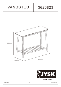 Manual JYSK Vandsted Side Table