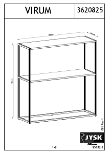 Manual JYSK Virum Mesa de apoio