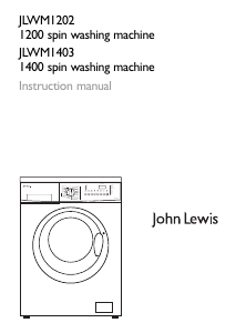 Bruksanvisning John Lewis JLWM 1202 Tvättmaskin