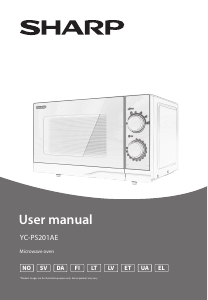 Εγχειρίδιο Sharp YC-PS201AE-S Φούρνος μικροκυμάτων